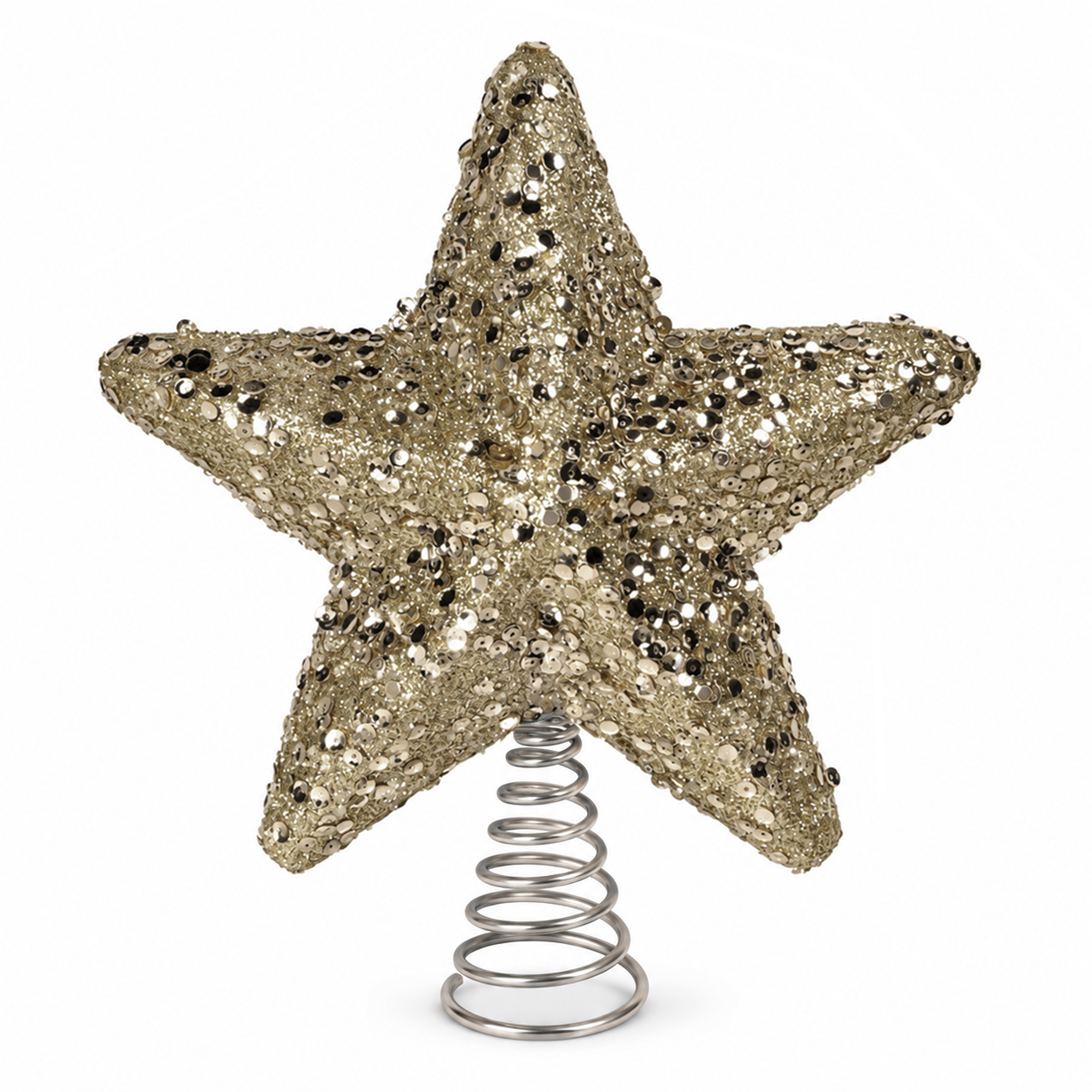 PUNTERO ESTRELLA GLITTER BEADS LENTEJUELAS 20CM